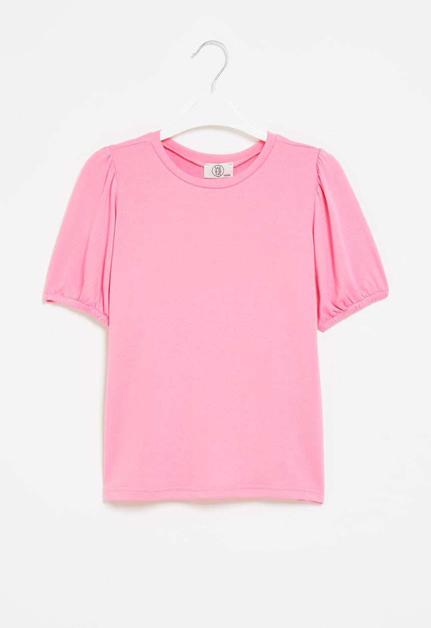 Me&B - Mommy & me puff sleeve tee - pink