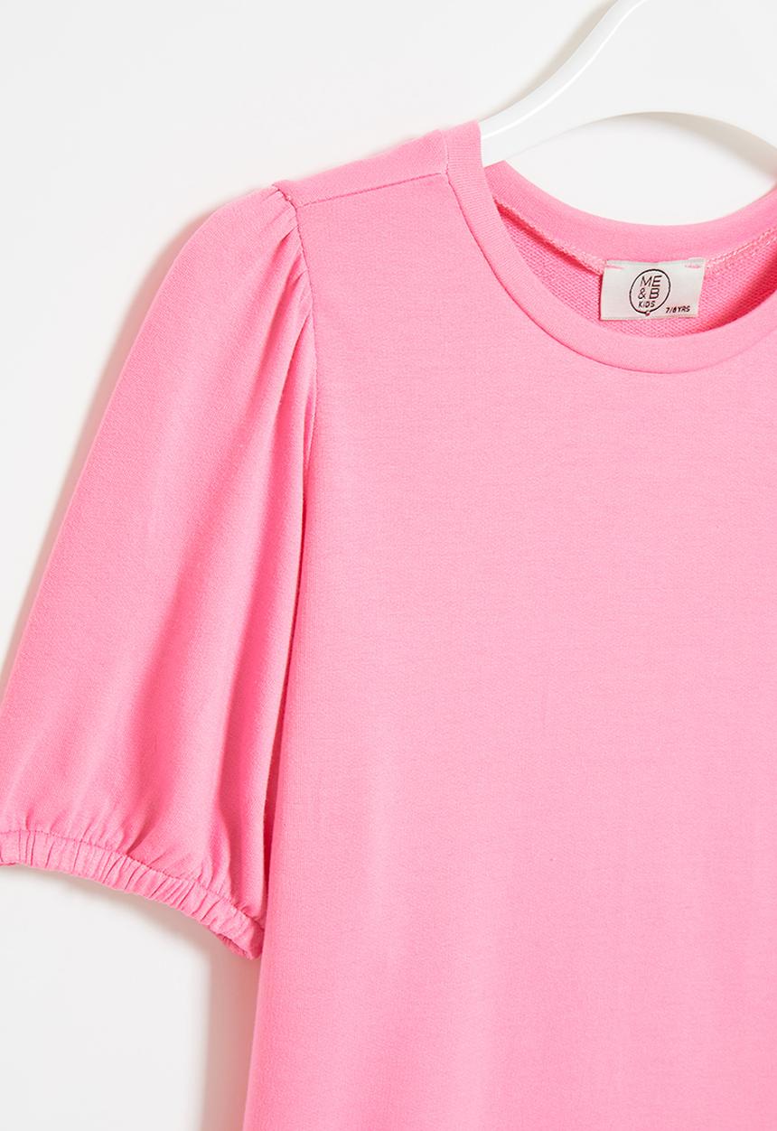 Me&B - Mommy & me puff sleeve tee - pink