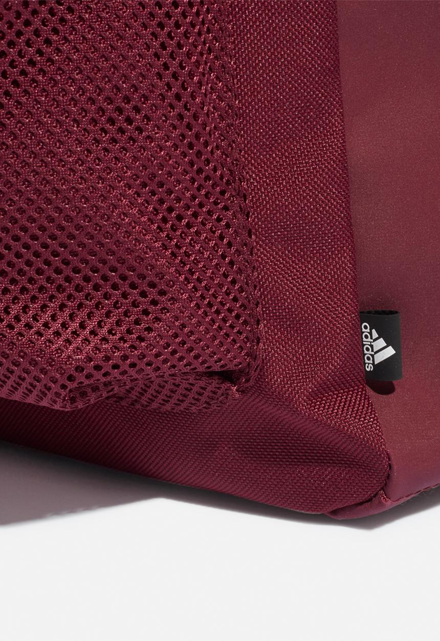 adidas Performance - Classic badge of sport 3-stripes backpack - burgundy 