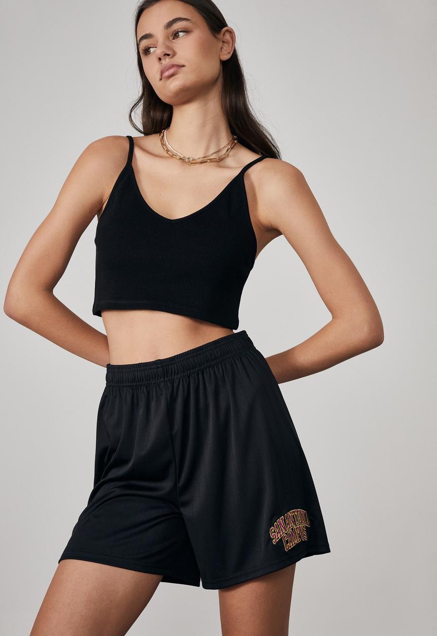 Factorie - Basketball short - black/san antonio