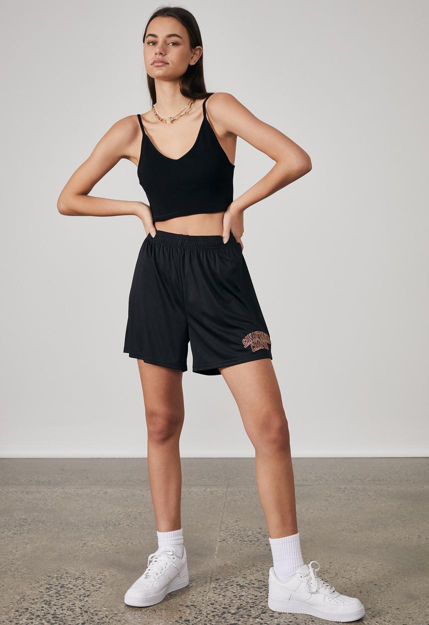 Factorie - Basketball short - black/san antonio