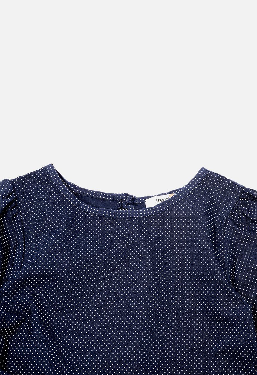 Trendyol - Puff long sleeve dress - blue
