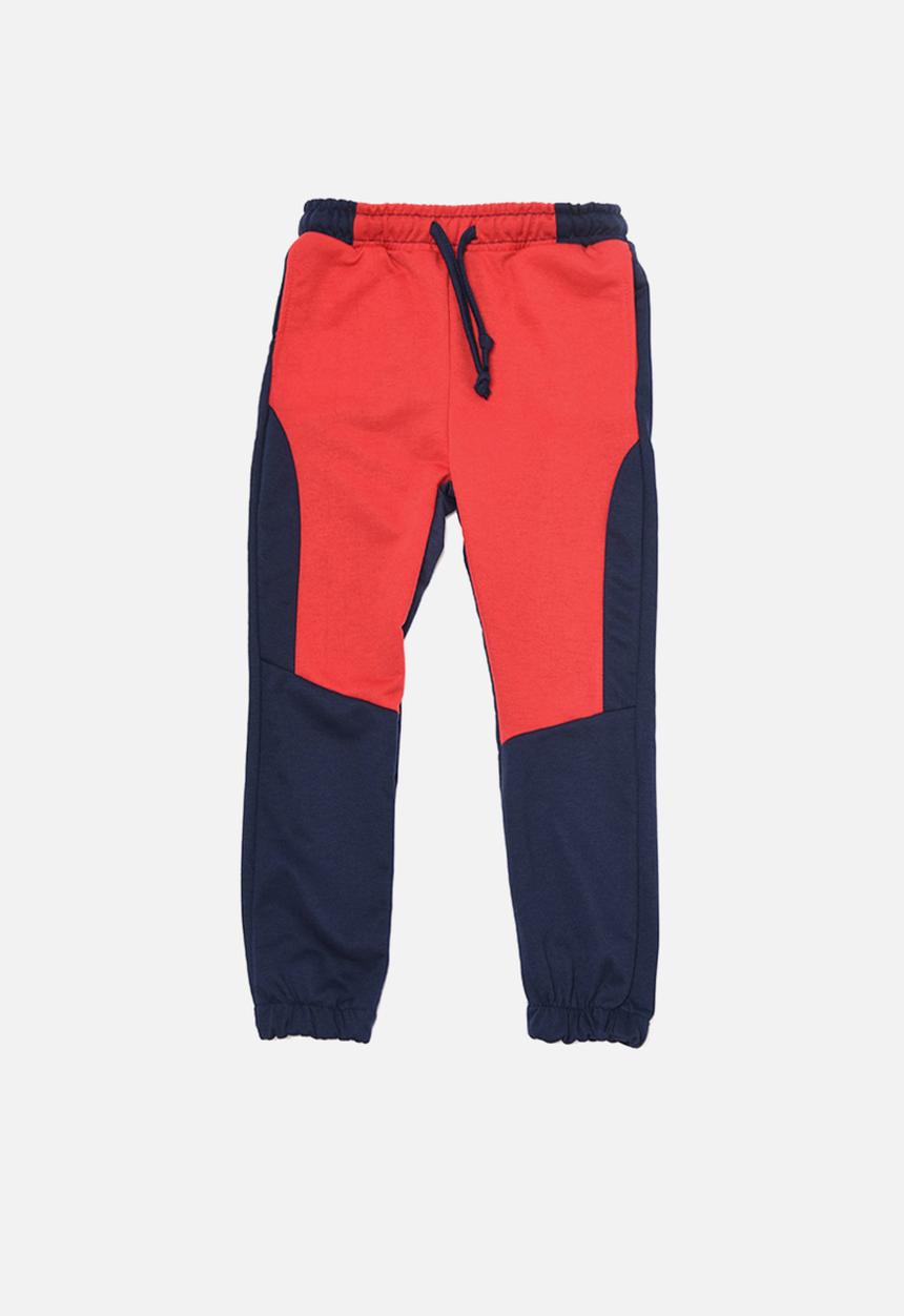 Trendyol - Two-toned cuffed jogger - red