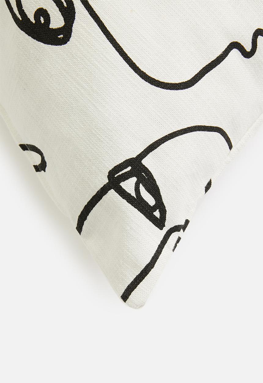 Sixth Floor - Mood cushion cover - black & white