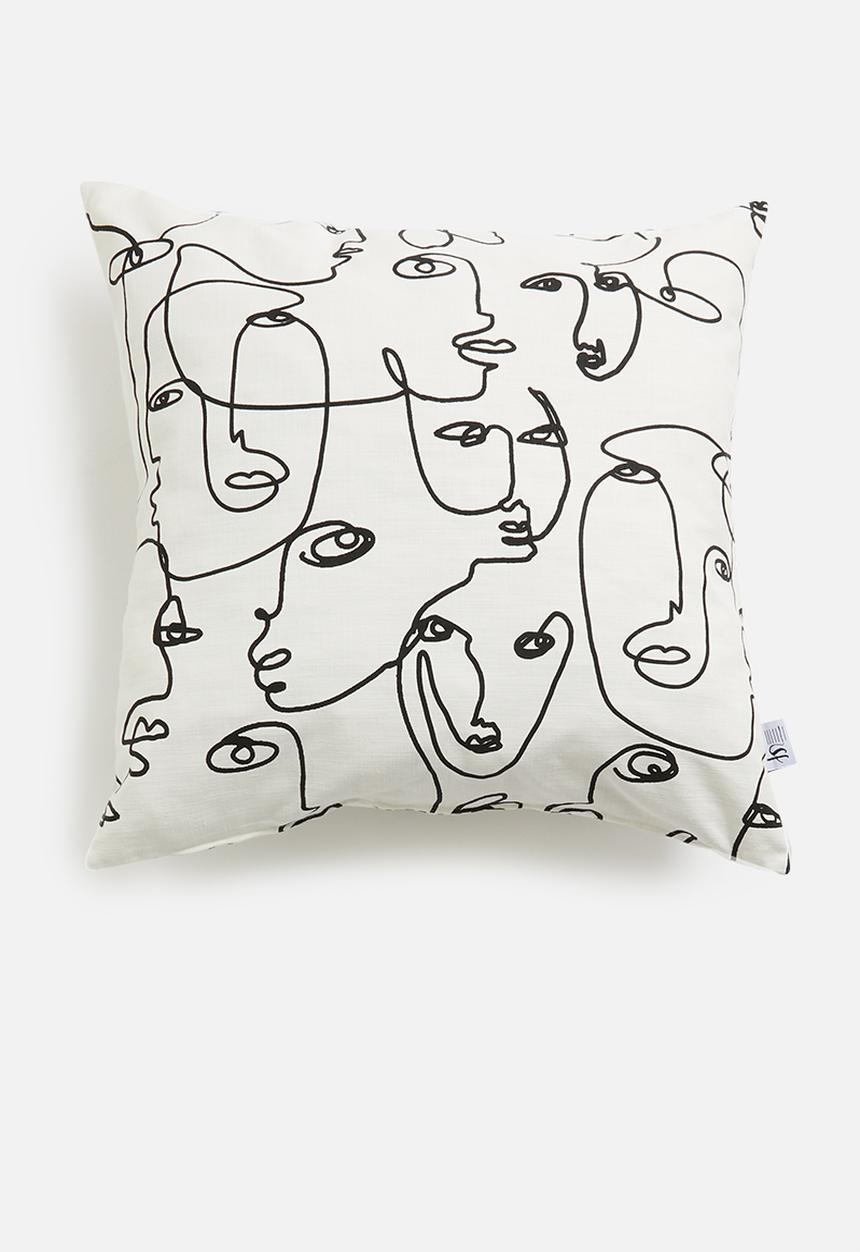 Sixth Floor - Mood cushion cover - black & white