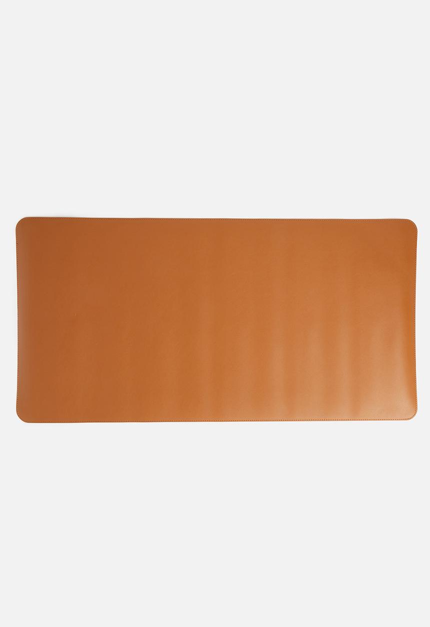 Tech Cult - Vegan leather cork desk pad - tan 
