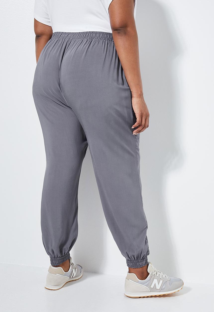Superbalist - Easy pull on pant - charcoal