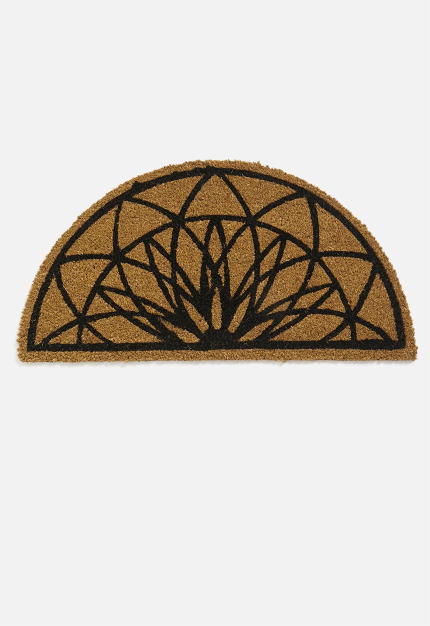 Present Time - Fairytale doormat - black & natural 
