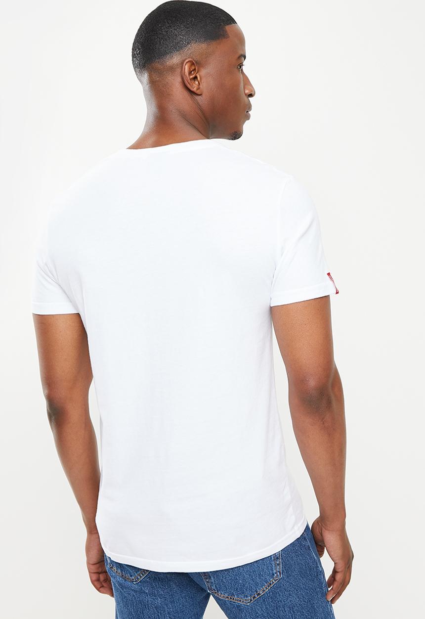 Superdry. - Track and field graphic tee - brilliant white