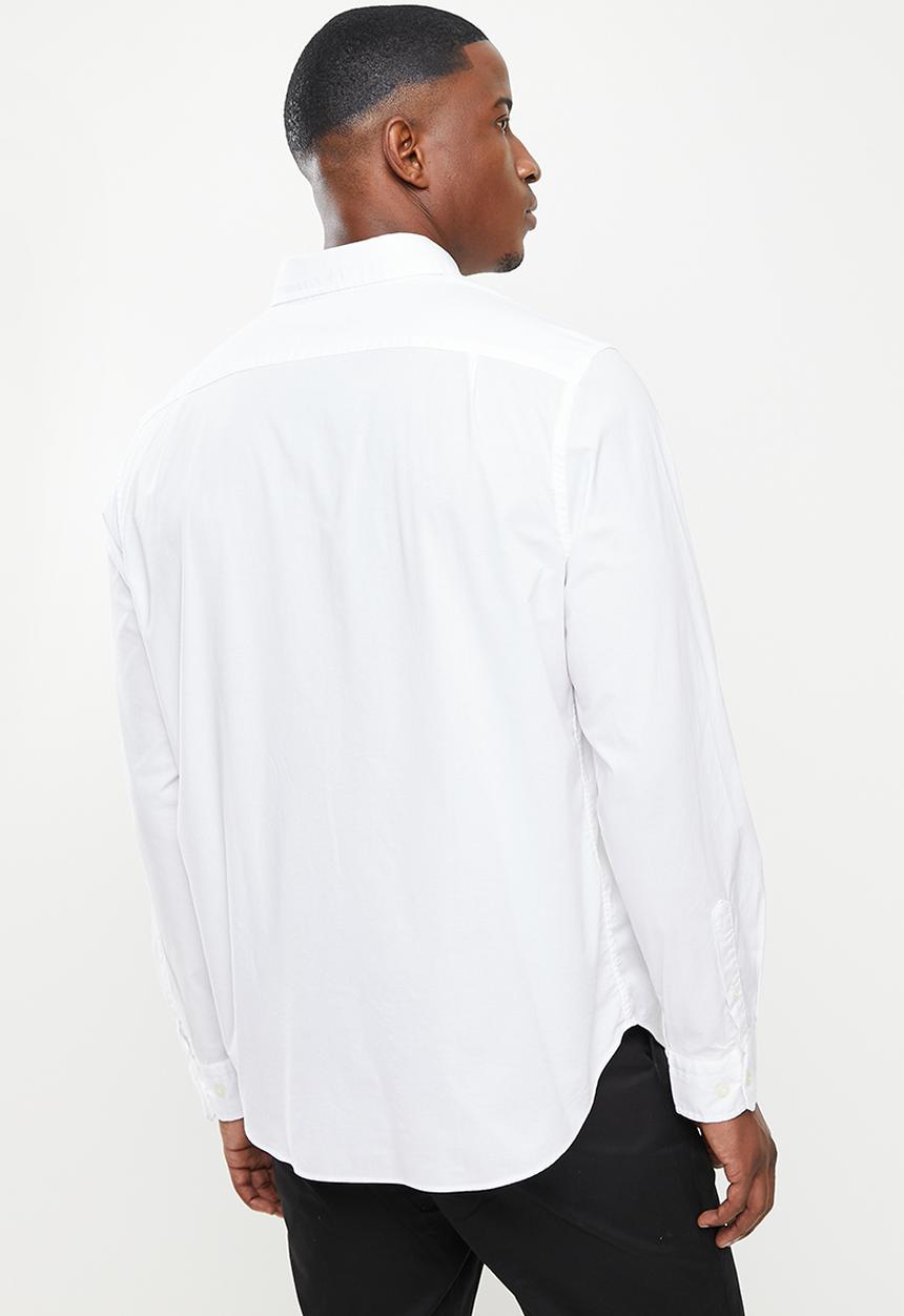 Nautica - W73000 long sleeve classic shirt  - white
