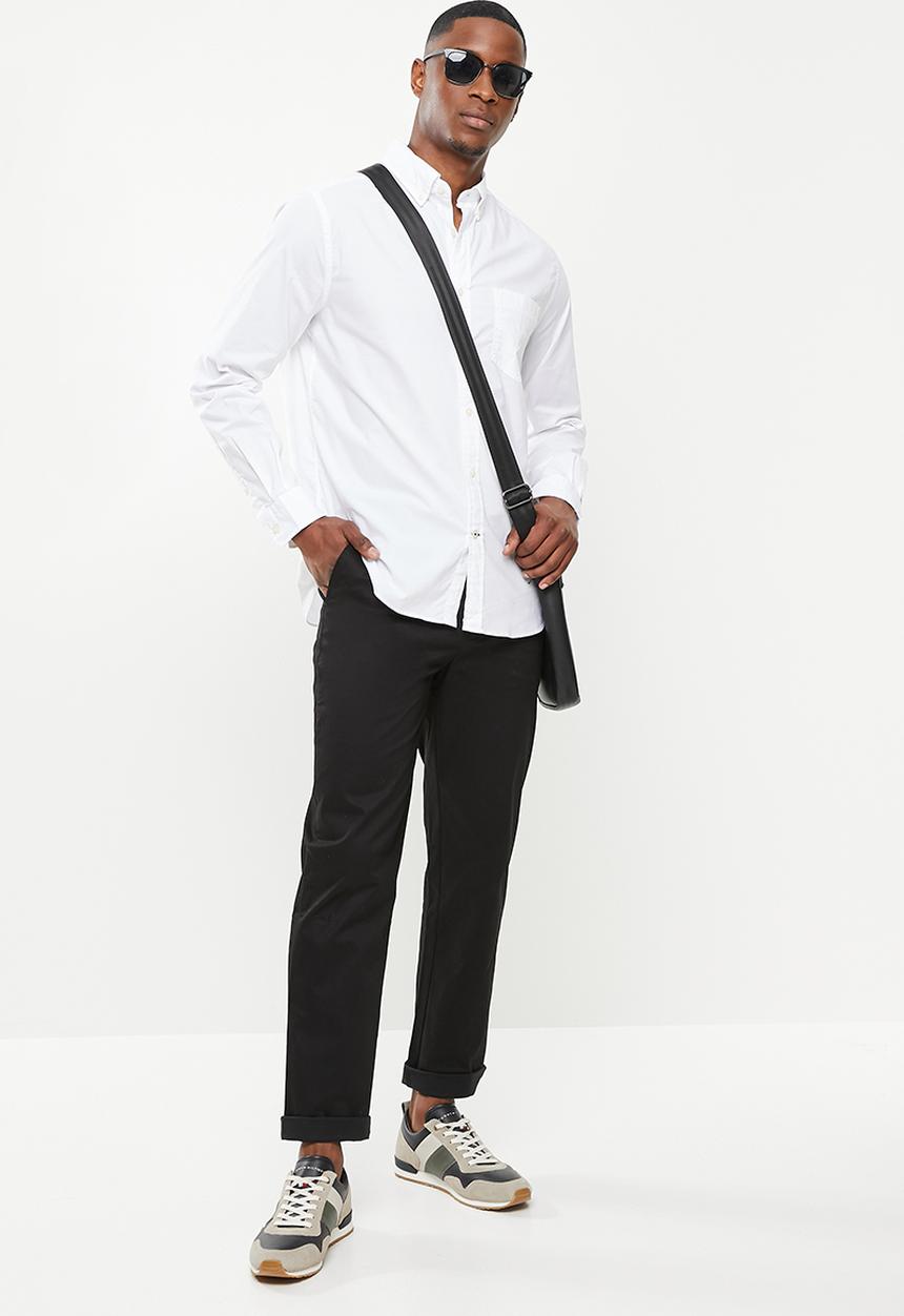 Nautica - W73000 long sleeve classic shirt  - white
