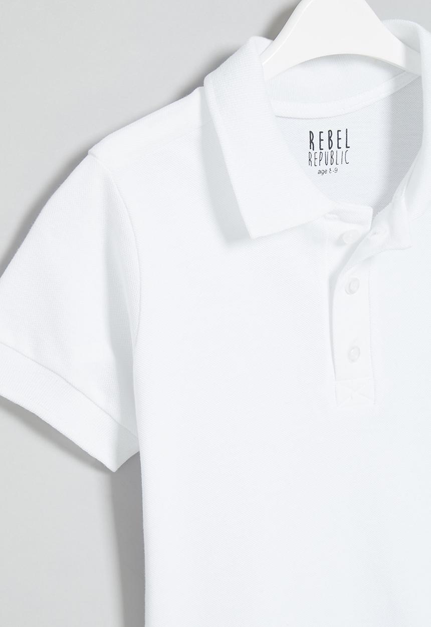 Rebel Republic - Golfshirt - white