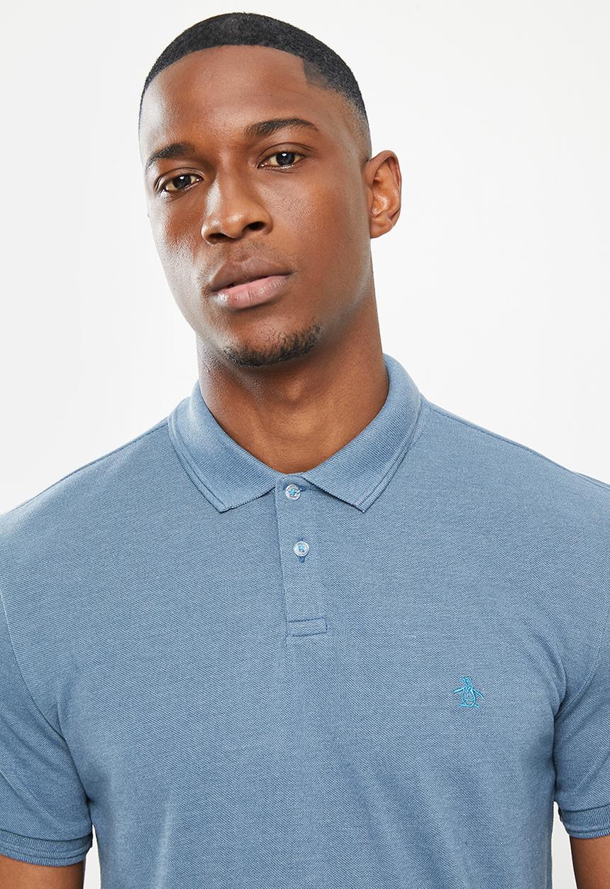 Original Penguin - Ripple polo - blue tint heather