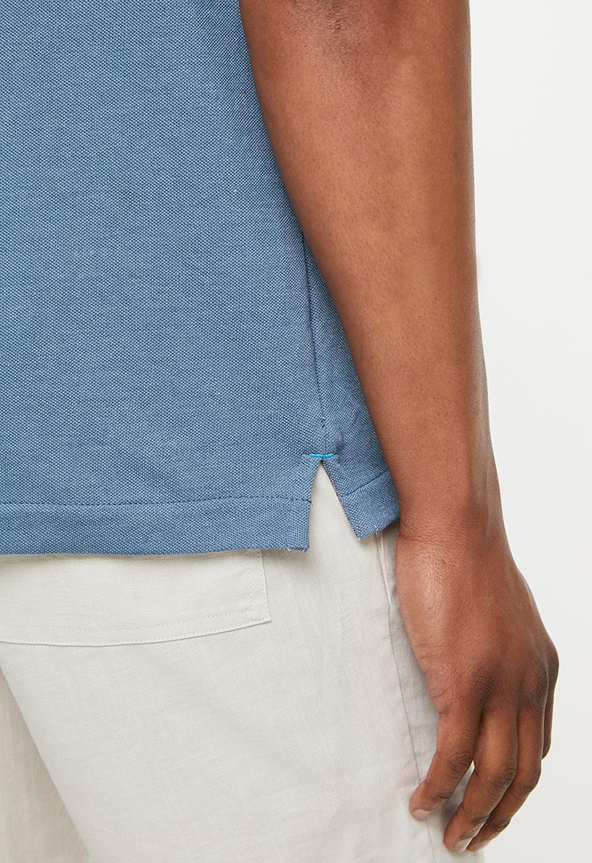 Original Penguin - Ripple polo - blue tint heather