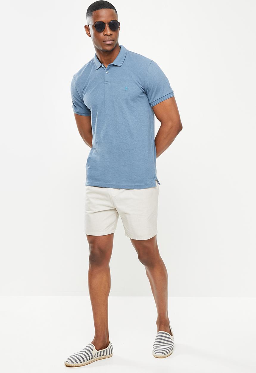 Original Penguin - Ripple polo - blue tint heather