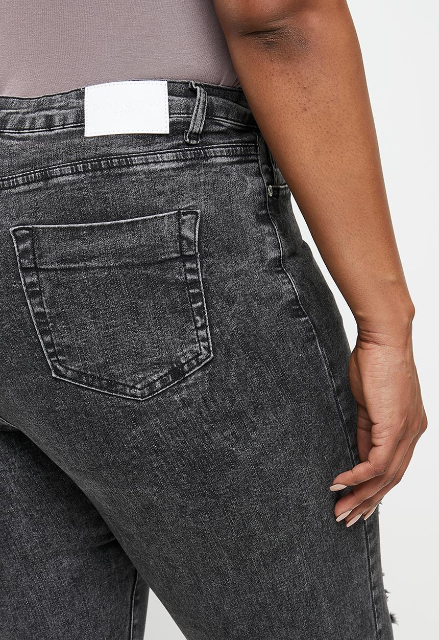 Glamorous - Plus ripped skinny jeans - washed black