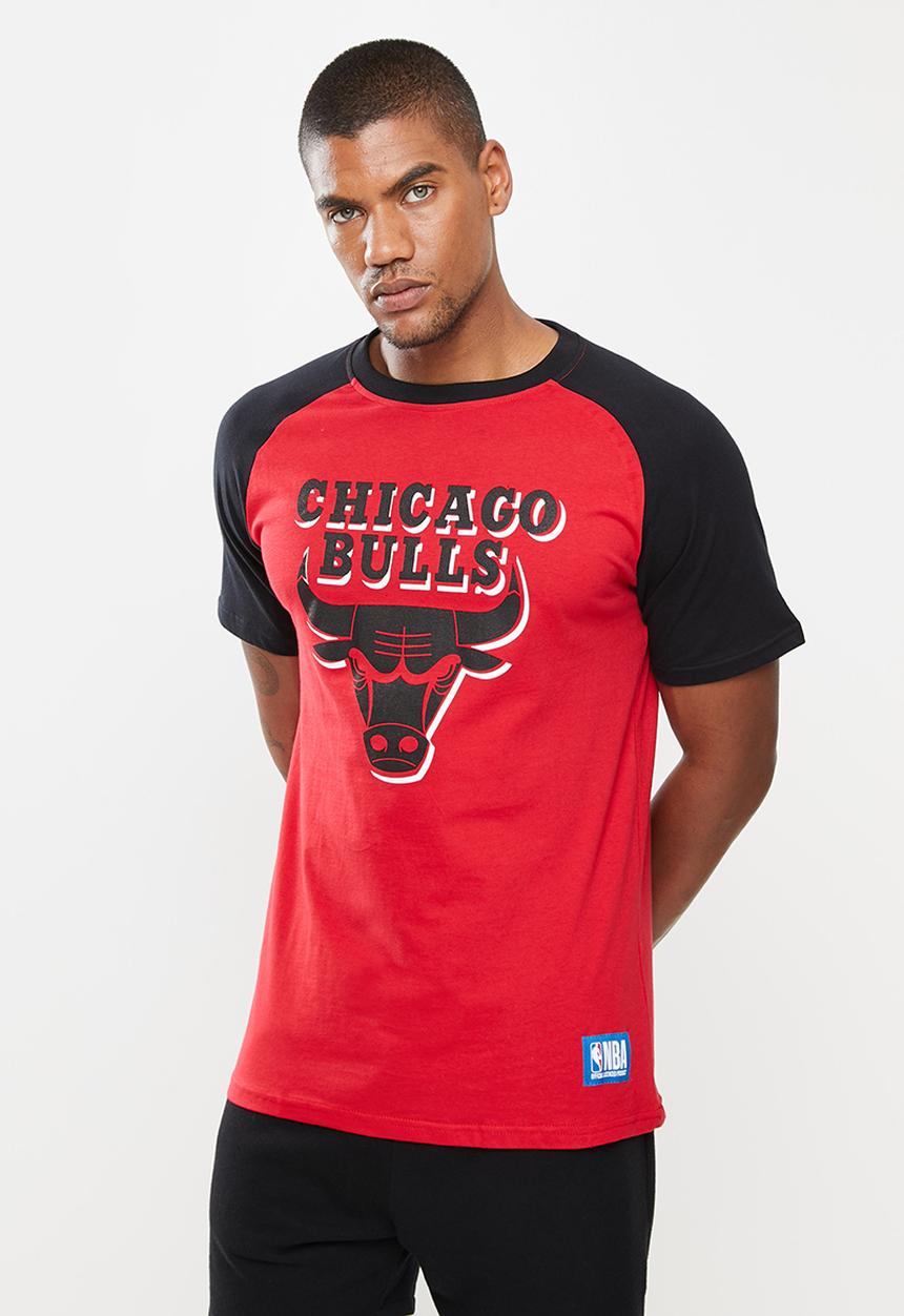 NBA - Nba bold & block T-shirt: bulls - black & red