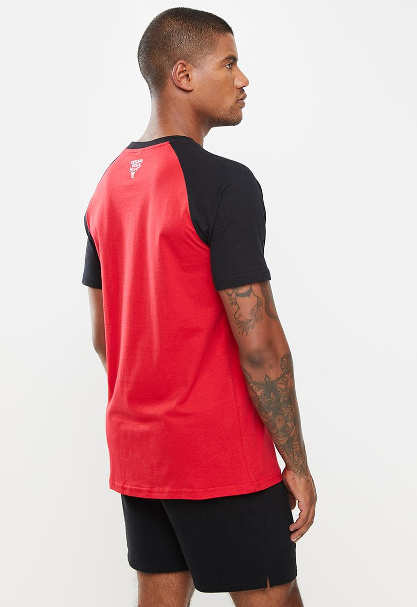 NBA - Nba bold & block T-shirt: bulls - black & red