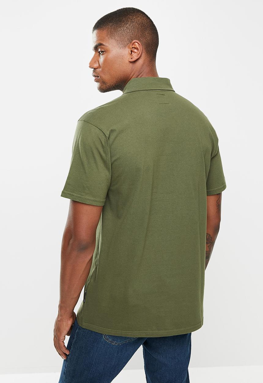 DC - Dc logo golf polo shirt - olive