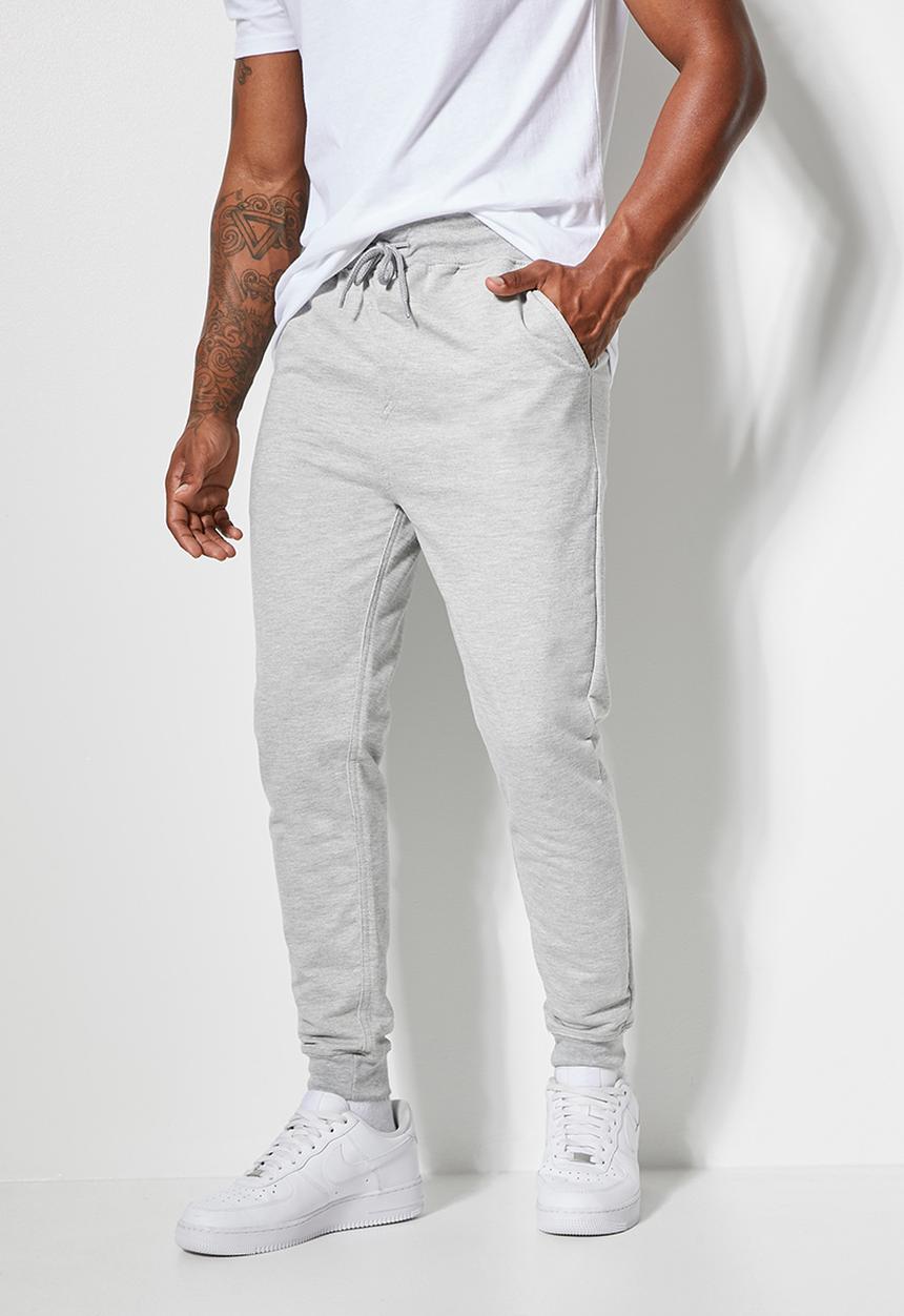 Superbalist - Madrid slim sweatpants - grey melange