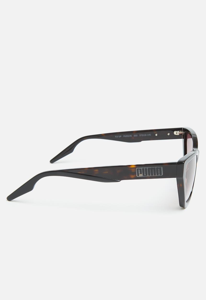 PUMA - Pu0314s-003 57 sunglasses acetate - black & red 