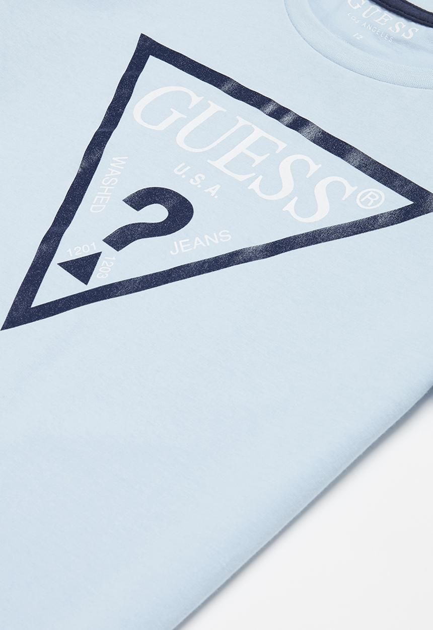 GUESS - Guess triangle tee - light blue