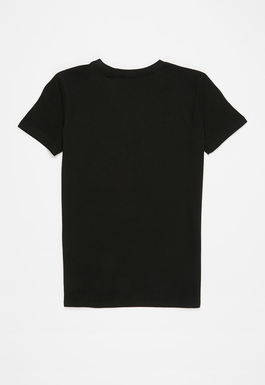 GUESS - Short sleeve guess tonal crew tee - black
