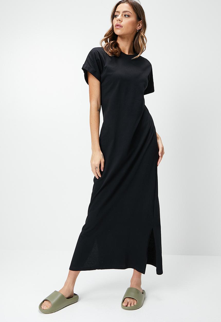 Blake - Midi T-shirt dress - black