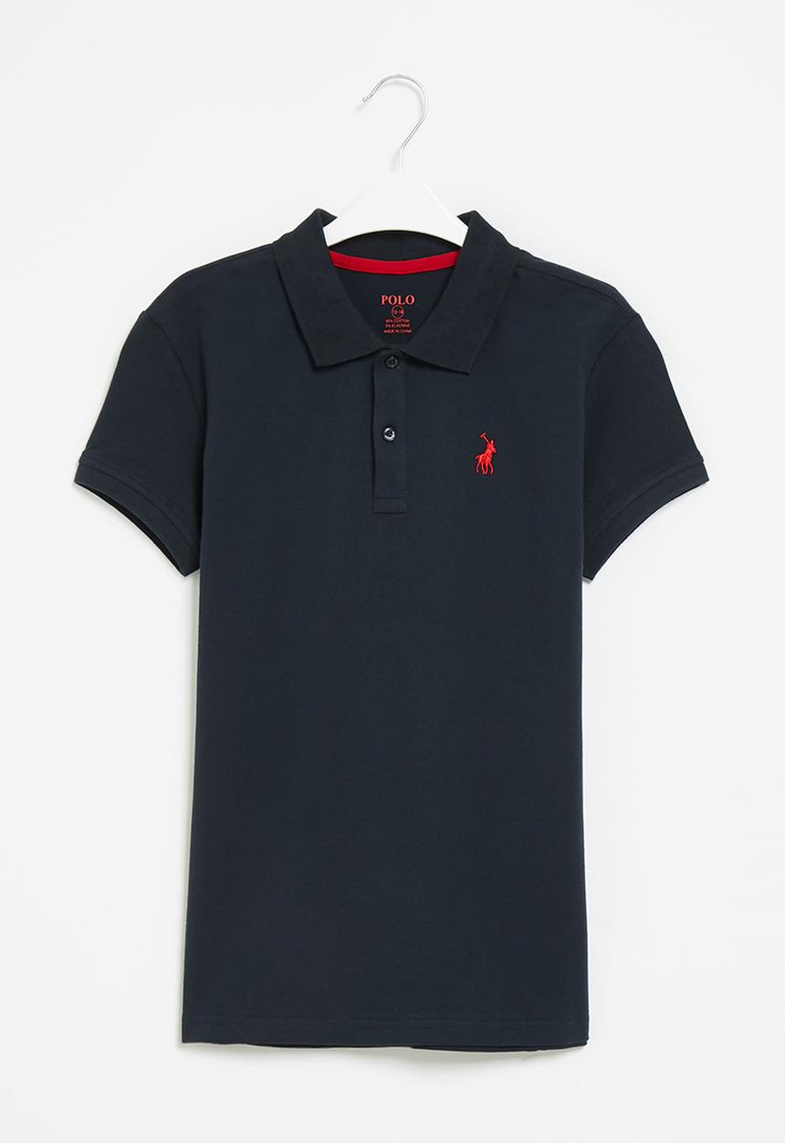 POLO - Boys austin short sleeve golfer - navy