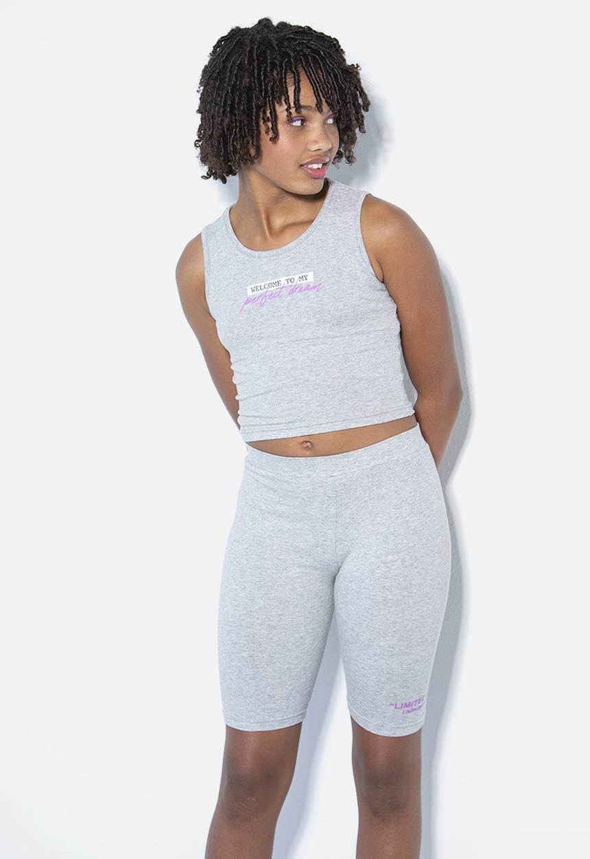 Flyersunion - Cotton spandex biker - grey
