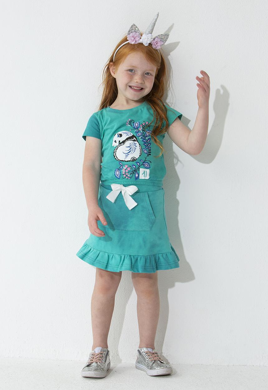 Flyersunion - Elastic waist top - mint  spectra