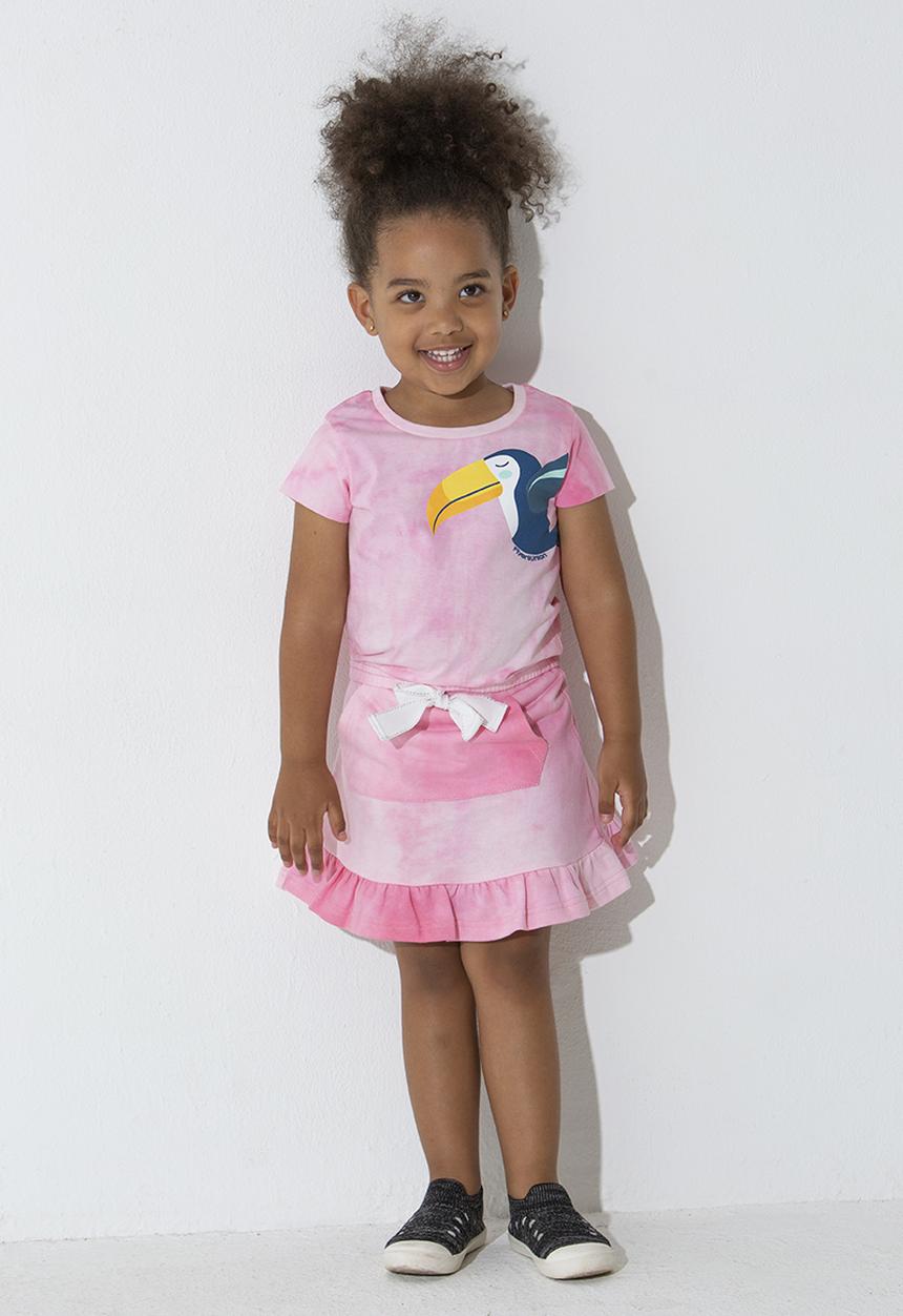 Flyersunion - Elastic waist top - pink spectra