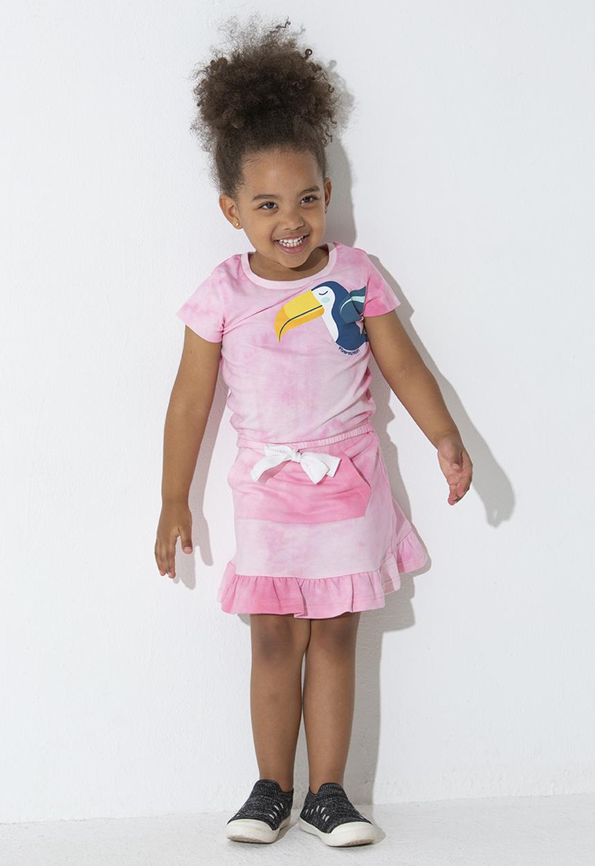 Flyersunion - Elastic waist top - pink spectra
