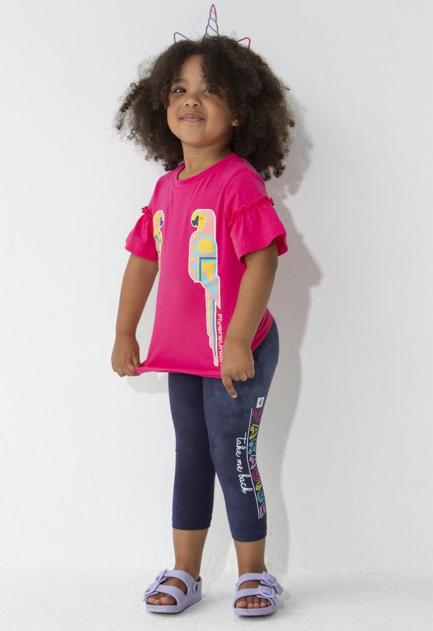 Flyersunion - Capri legging - navy spectra