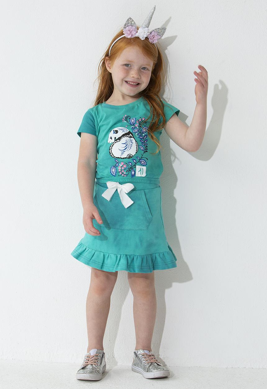 Flyersunion - Frill skirt - mint spectra