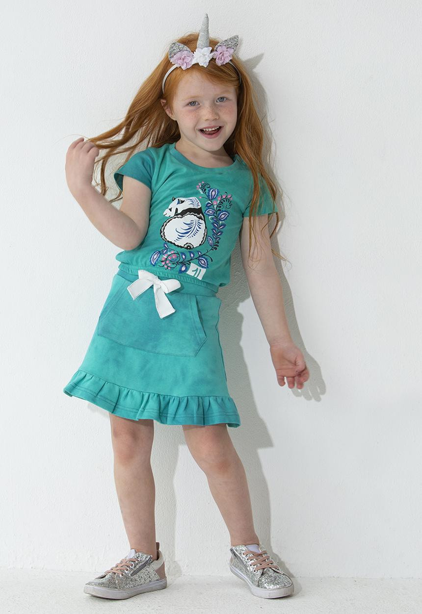 Flyersunion - Frill skirt - mint spectra