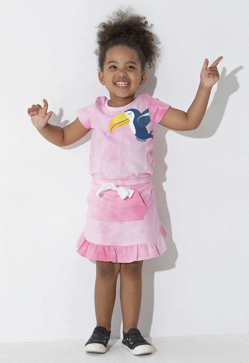 Flyersunion - Frill skirt - pink spectra