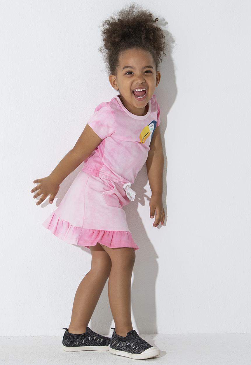 Flyersunion - Frill skirt - pink spectra