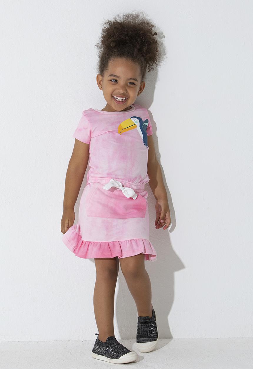 Flyersunion - Frill skirt - pink spectra