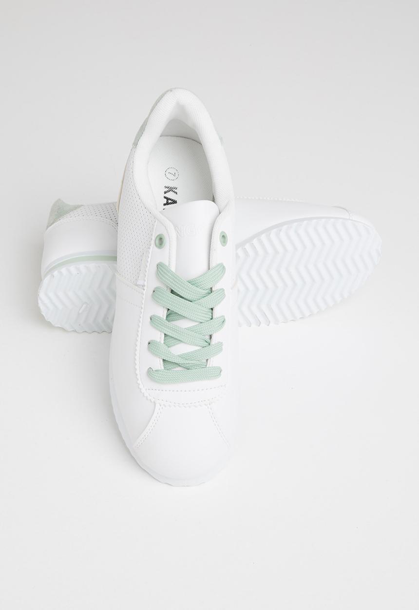KANGOL - Prasa sneaker - white & mint