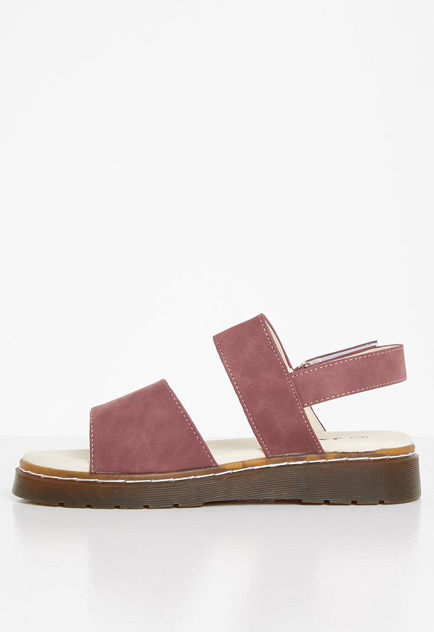Jada - Double strap slingback sandal - grape