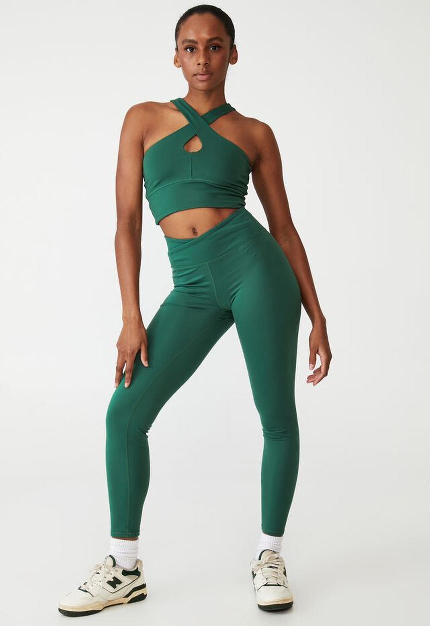 Cotton On - Ultra soft movement full length tight - verdent green