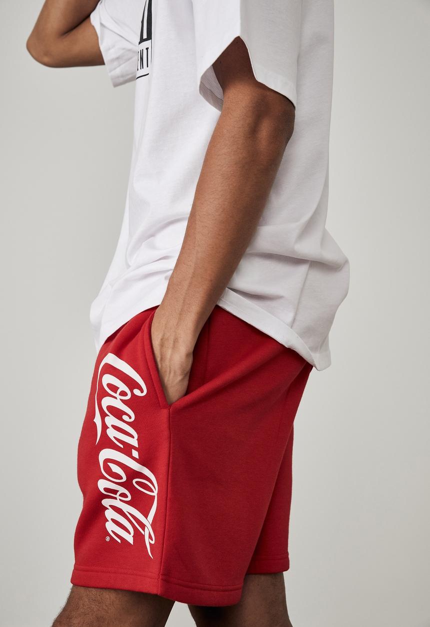 Factorie - Lcn coca cola track short - red 