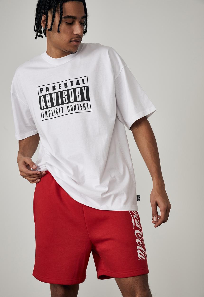 Factorie - Lcn coca cola track short - red 