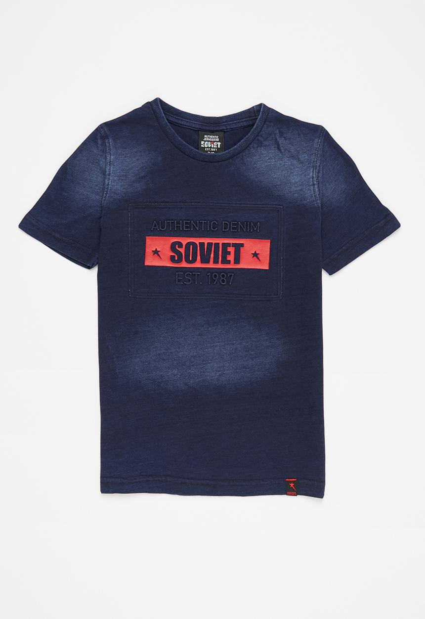 SOVIET - B matic fashion tee - navy