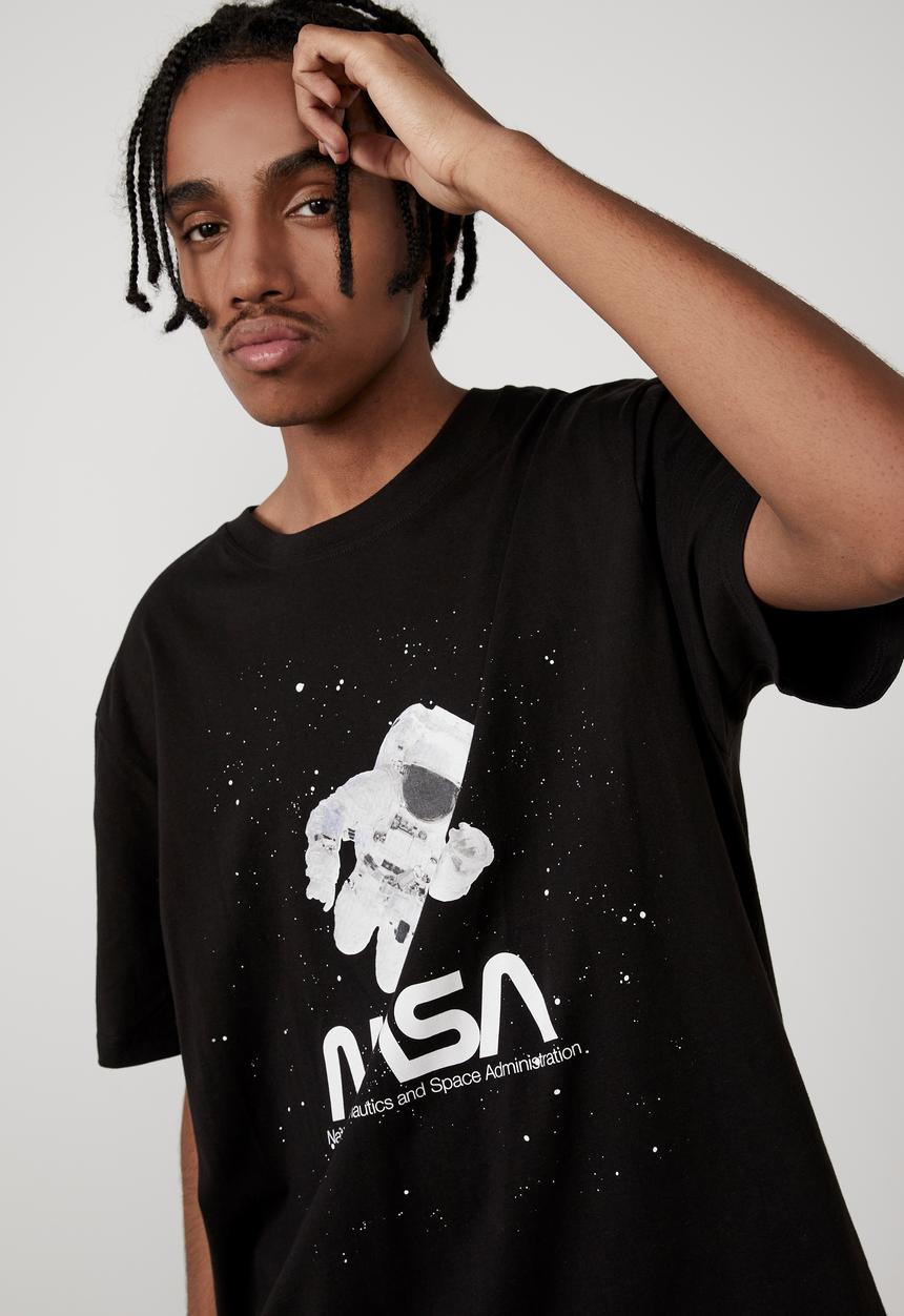 Factorie - Regular pop culture T-shirt - black 