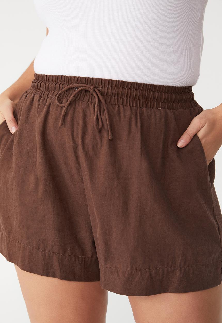 Cotton On - Curve daydreamer short - acorn