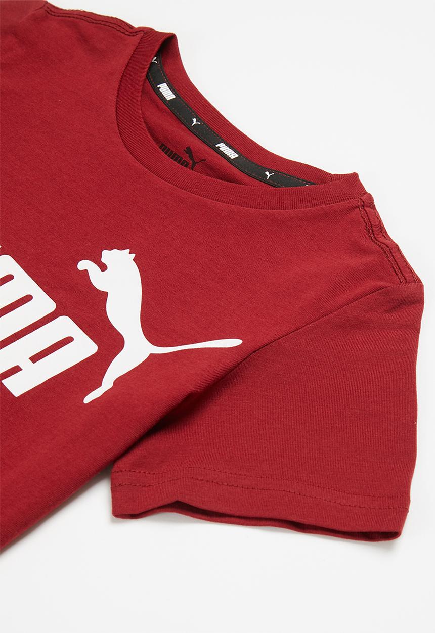 PUMA - Ess logo tee b - intense red