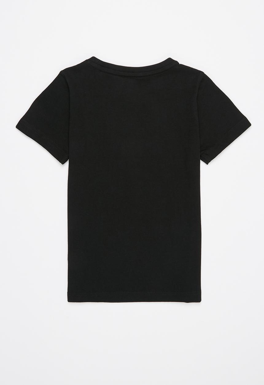 PUMA - Ess+ 2 col logo tee b - puma black-green flash