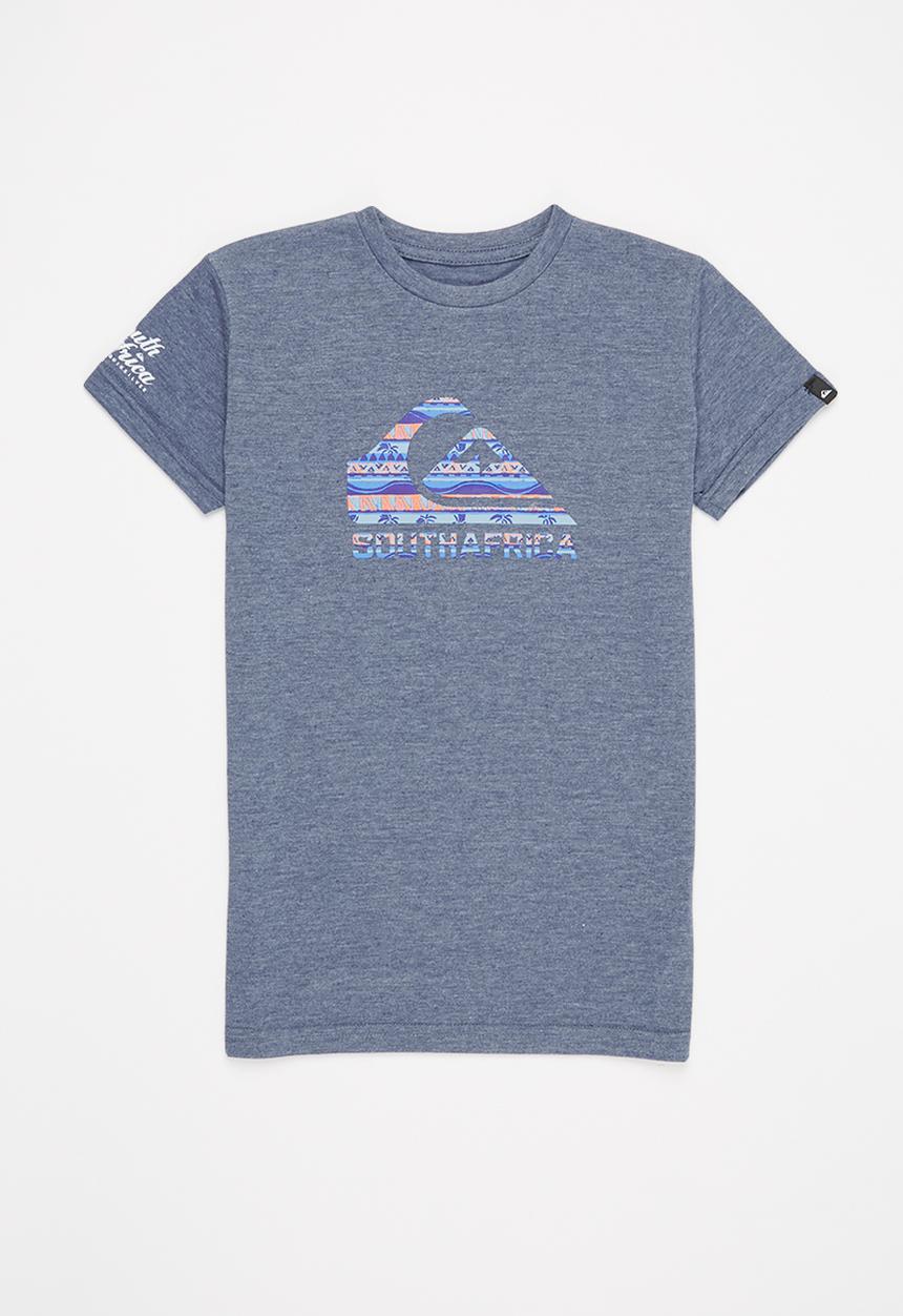 Quiksilver - Sa m&w ss tee yth - insignia blue heather